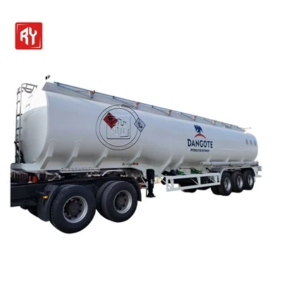 Rulyuan axxendenti tal-karbonju tank tal-azzar semi - Trailer